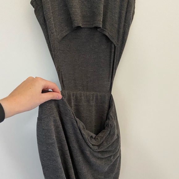 hommage grey cut out tank dress - Picture 3 of 3